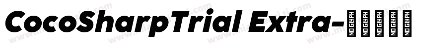 CocoSharpTrial Extra字体转换